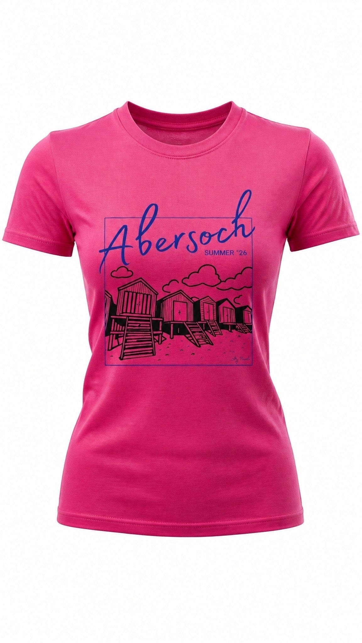 Abersoch Beach Huts - Pink